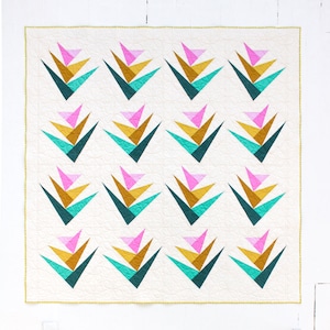 Grow Wild Modern Quilt Pattern | Digital Sewing Instructions | Beginner Quilt Pattern | Fat Quarter Friendly | Quilt Tutorial | PDF DOWNLOAD