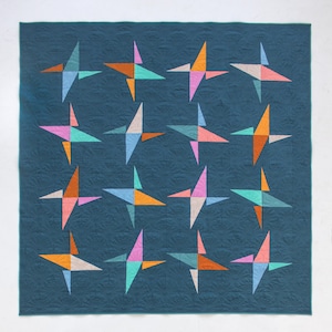 Modern quiltpatroon met lichte vlekken | Digitale naai-instructies | HRTs-patroon naaien | Modern quiltontwerp | Quilthandleiding | PDF-DOWNLOAD