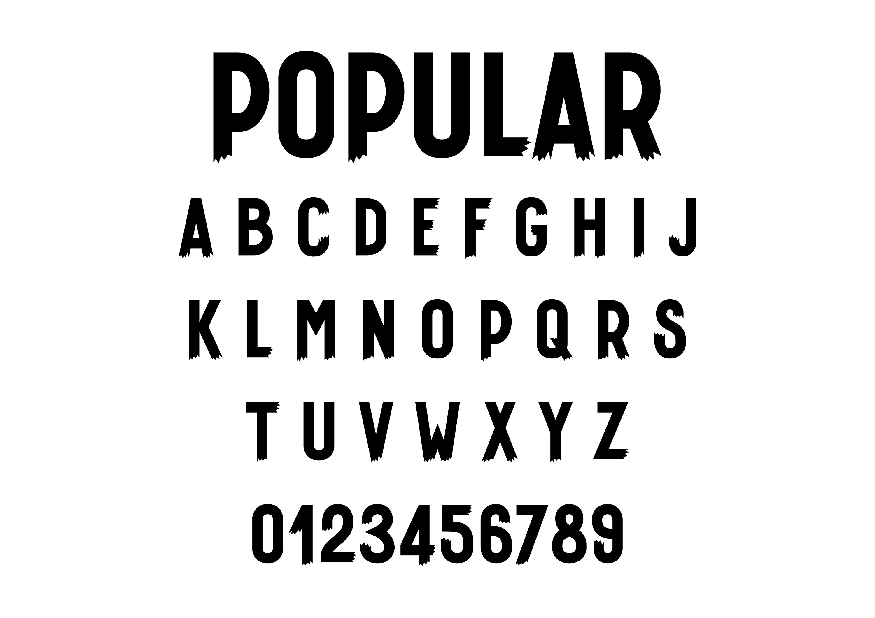 Popular Handwritten Font, Cricut Fonts, Instant Download, Procreate