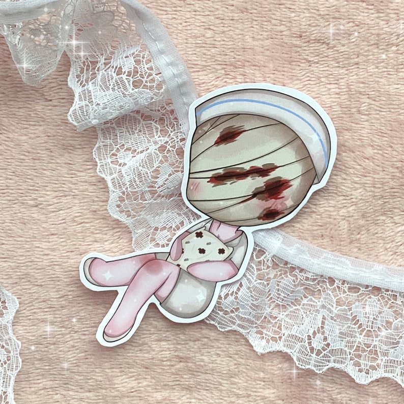 Silent Hill Sleepy Kawaii Glossy Sticker image 5