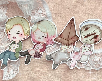 Silent Hill Sleepy Kawaii Glossy Sticker