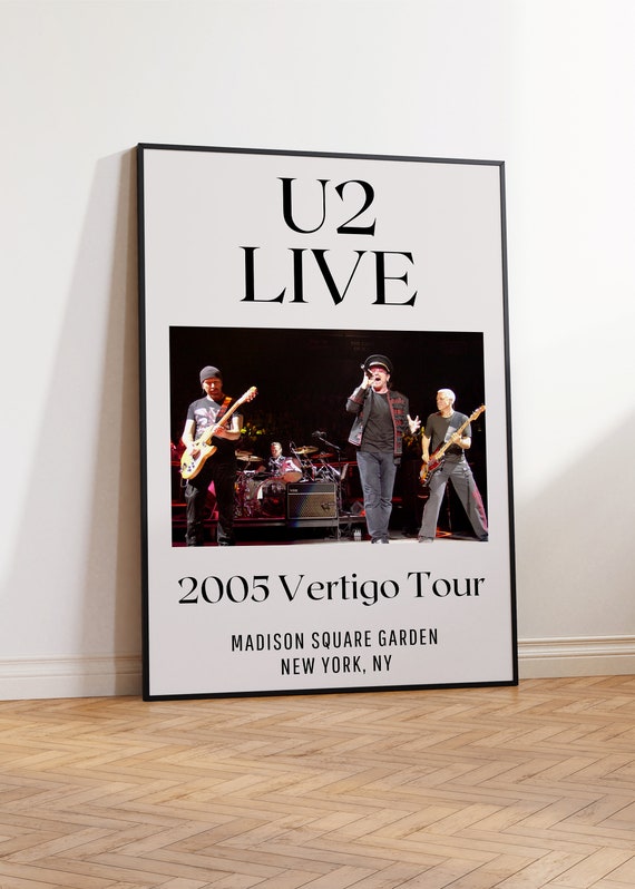U2 Poster U2 Wall Art Premium Matte Vertical Posters Etsy