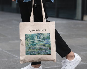 Claude Monet Tote, Canvas Einkaufstasche