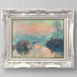 Claude Monet Print, Sunsets Art