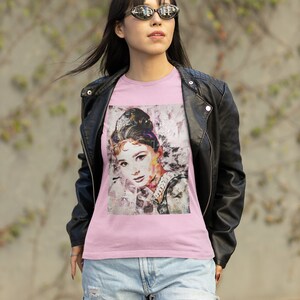 Audrey Hepburn Shirt, Unisex Jersey Short Sleeve Tee