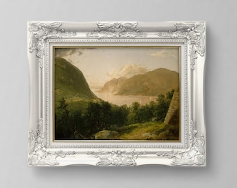 Scena rzeki Hudson – rycina: John Frederick Kensett, 1857 (pobranie cyfrowe)