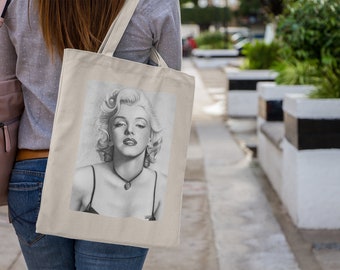 Marilyn Monroe Natural Tote Bag