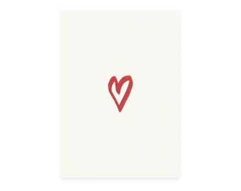 Coeur de carte postale