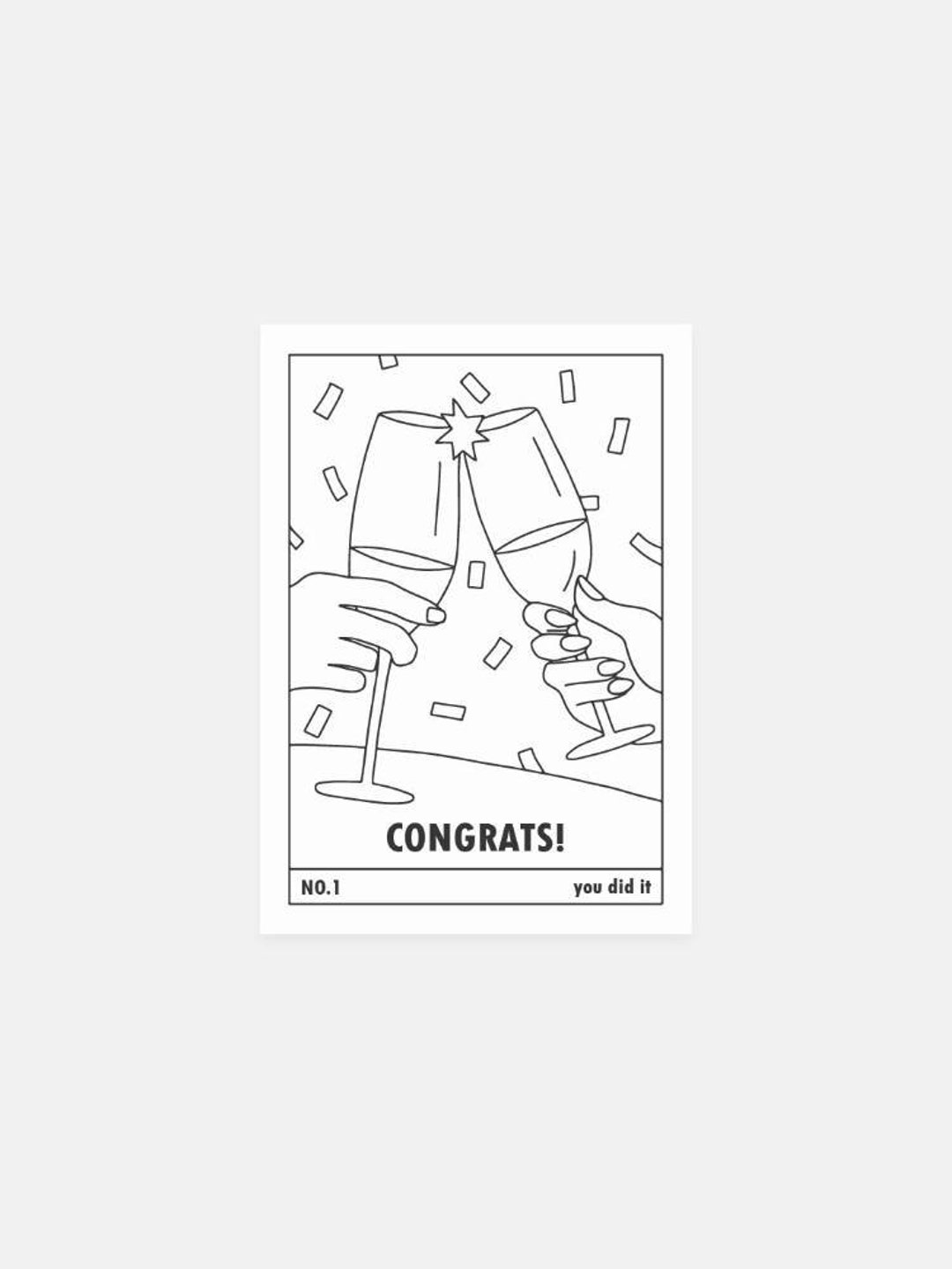 Postcard 'congrats' / Congratulation / Congratulations Card - Etsy