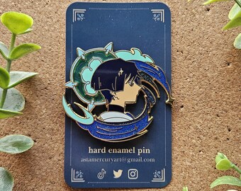 Pin de esmalte duro de Scaramouche