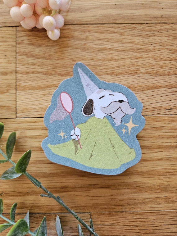 Mall Wizard Frosted Snoopy sticker