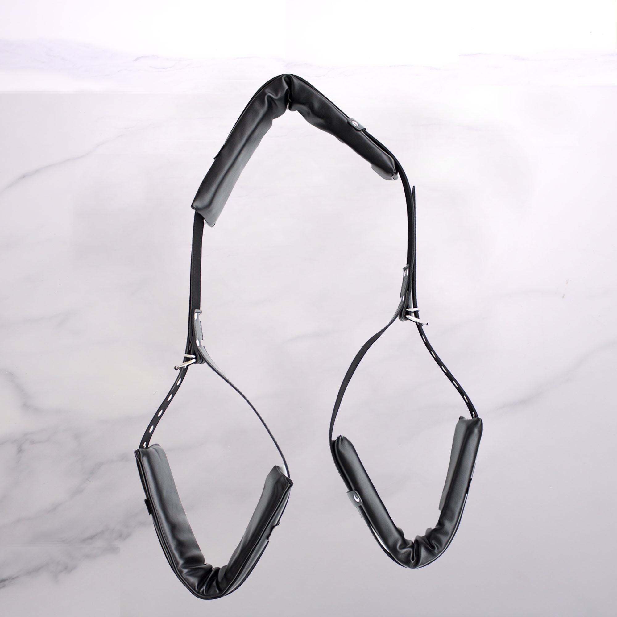 Custom Leather Padded Thigh Sling, BDSM Thigh Sling, Restraints Legs