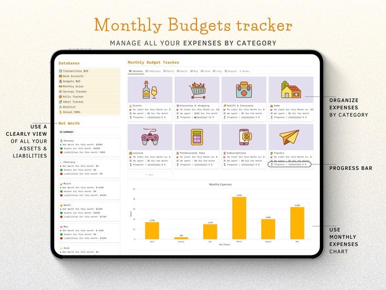 Ultimate Finance Tracker Concept Template, Digital Budget and Finance ...