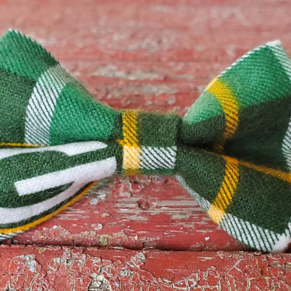 Green Dog Bow Tie Etsy