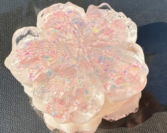Custom Sakura Cookie Taba Squishy, weiches Stress Relief Spielzeug squishy, Squishy in einer Tasche, Squishy Beutel, Kawaii Schreibtisch Spielzeug
