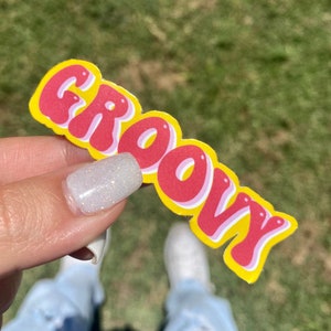 Groovy Sticker