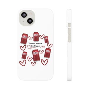 Dr. Pepper Slim Hülle - Niedliche Handy-Abdeckung für Soda-Liebhaber, Geschenk für Sie, Journal-Enthusiast, Valentinstag, lustiges Accessoire