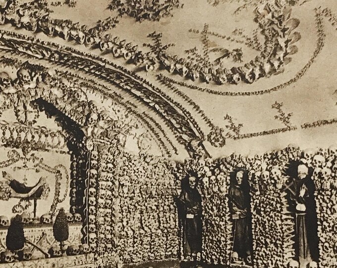 Ossuary Rome Capuchin Crypt - 1920s Postcard - S.M. Della Concezione Dei Cappuccini ...