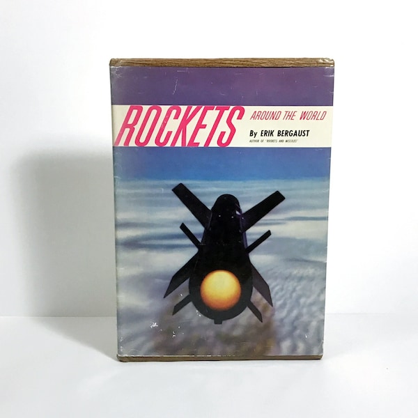 Rockets Around the World - Erik Bergaust - Vintage Hardcover Book 1958 Putnam Edition - Missiles Military Space Age Soviet Union Ex-Libris