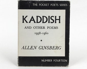 Kaddish and Other Poems by Allen Ginsberg 1961 Pocket Poets Series Number 14 16th printing City Lights Books Beat Poetry