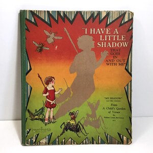 Robert Louis Stevenson I Have a Little Shadow Vintage 1929 ...