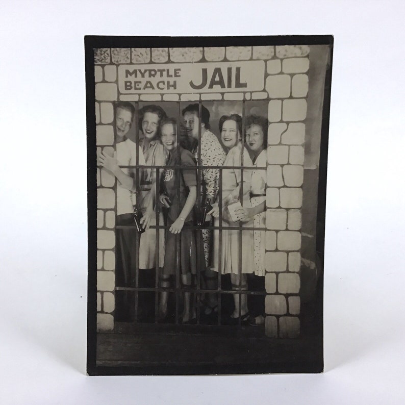 Myrtle Beach Jail Original C.1940s Candid Tourist Photo Etsy