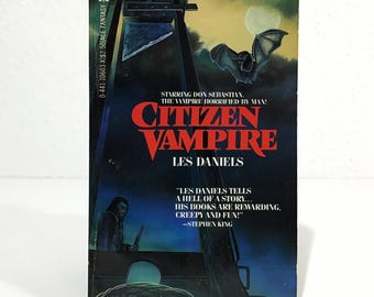 Citizen Vampire - Les Daniels - 1983 Horror Paperback, Ace Fantasy Edition - Don Sebastian Chronicles #3 Pbk