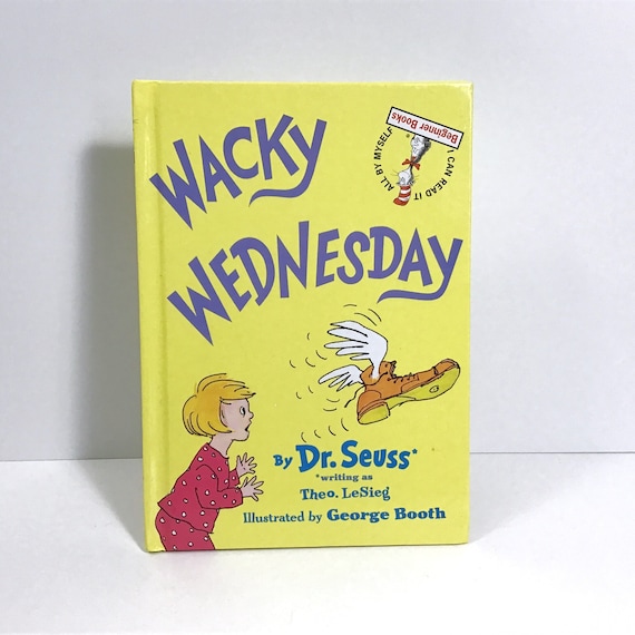 Wacky Wednesday - Dr. Seuss / Theo Lesieg - Vintage Hardcover