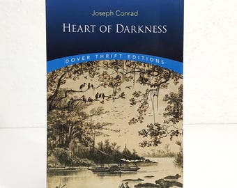 Heart of Darkness - Joseph Conrad - Vintage 1990 SC Book - Dover - Novella, Marlow, Kurtz, Colonization, Corruption, African Ivory Trade