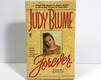 Forever - Judy Blume - Vintage Young Adult Paperback Book Pocket Books Edition - Classic YA Bestseller Pbk Novel