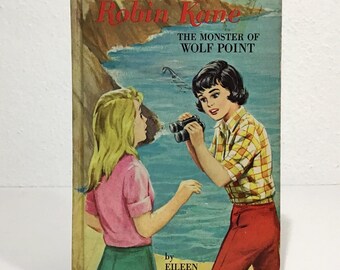 Robin Kane: The Monster of Wolf Point - Eileen Hill - 1971 Hardcover Children's Book, Whitman Books Edition - Kids Mystery Detective Story