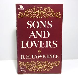 Sons and Lovers - D. H. Lawrence - Vintage Paperback Book - 1969 Viking Compass Edition - Autobiographical Novel, Banned Book Pbk