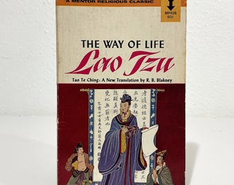 The Way of Life  - Lao Tzu - Vintage 1964 SC Book - New American Library - Tao Te Ching, Chinese Mysticism, Taoism, Chinese Philosophy