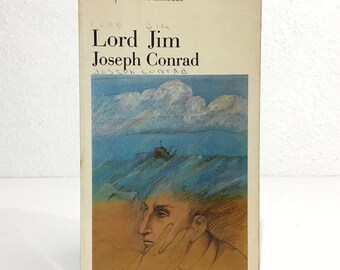Lord Jim - Joseph Conrad - Vintage 1965 SC Book  - Harper & Row - Abandoned Ship in Distress, Guilt, Growth and Redemption, Southeast Asia