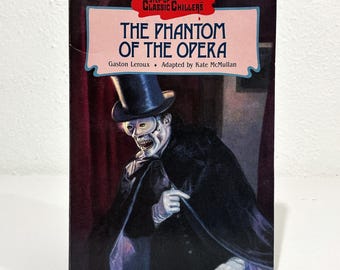 The Phantom of the Opera - Gaston Leroux; Kate McMullan - Vintage 1989 SC Book - Random House - Horror, Paris Opera House, Unrequited Love