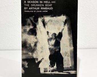 A Season In Hell & The Drunken Boat - Arthur Rimbaud - 1961 New Directions Paperback Book - French Symbolist Poetry Pbk