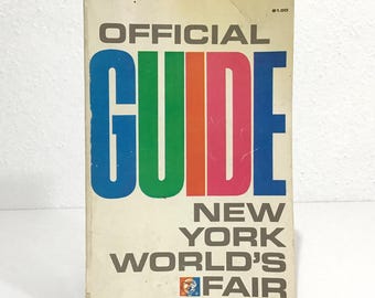 Official Guide New York World's Fair 1964-1965 - Vintage Softcover Guidebook, Time-Life Books Pbk