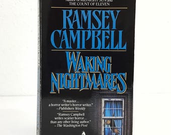 Ramsey Campbell - Waking Nightmares - 1993 Horror Short Stories Collection Paperback Tor Books Edition