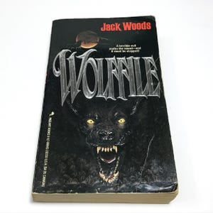Wolffile - Jack Woods - Vintage 1988 Horror Pbk Book - 1st Pageant Edition - Paperbacks From Hell, Occult Werewolf Fiction, Werewolves