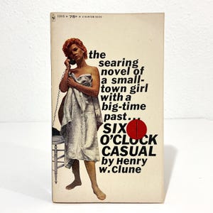 Six O'Clock Casual - Henry W. Clune - 1967 Paperback Bantam Books Suspense Mystery Pulp Fiction Novel