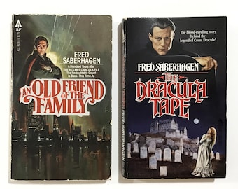 Fred Saberhagen - An Old Friend of the Family / The Dracula Tape - 2 Vintage Vampire Horror Paperback Books