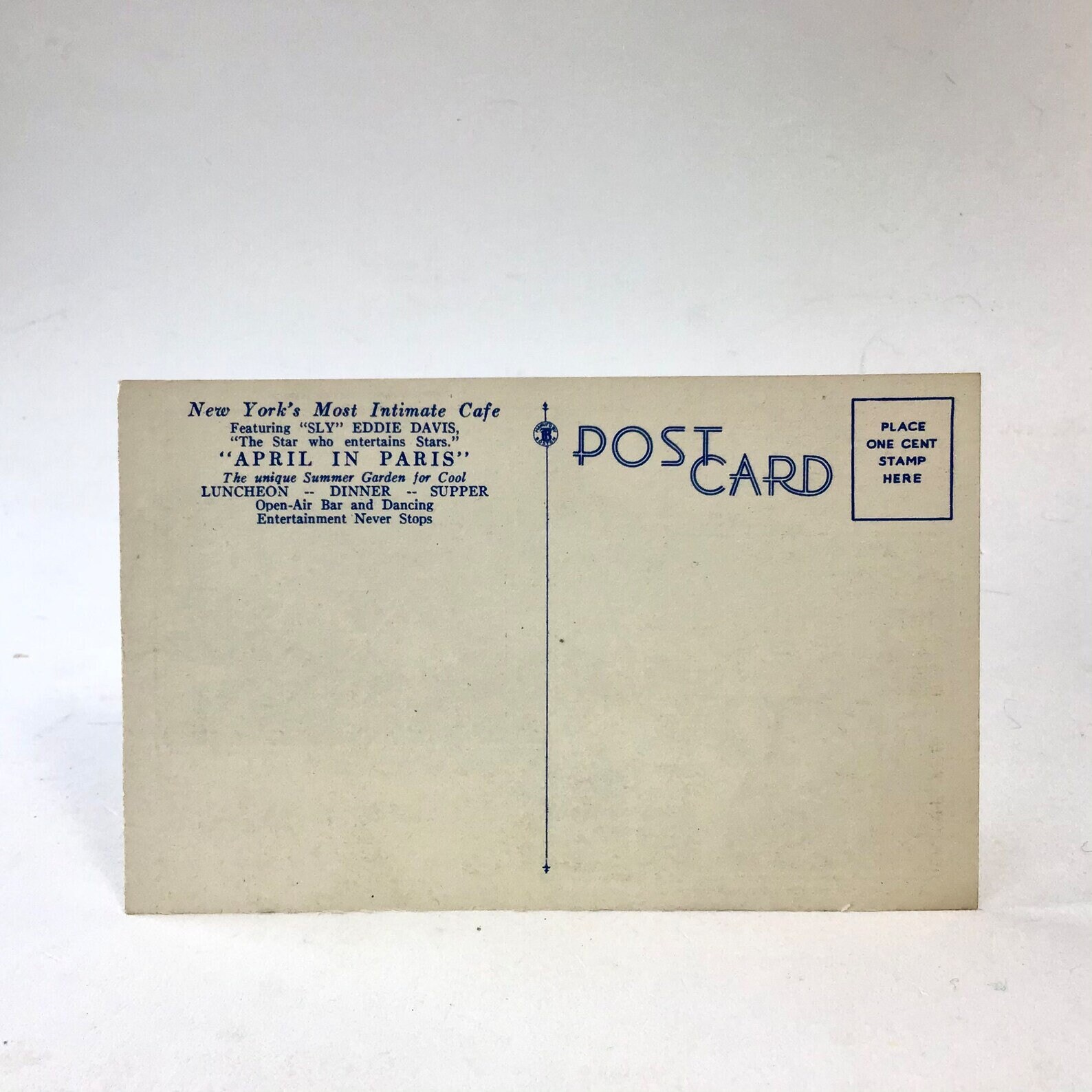 1940s Linen Postcard Leon & Eddie's New York City Etsy