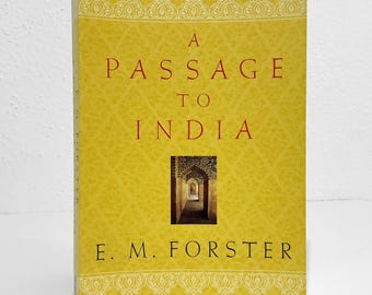 A Passage To India - E. M. Forster - Vintage 1984 Paperback, Harvest Book Edition - Classic 1920s Postcolonial Novel Pbk