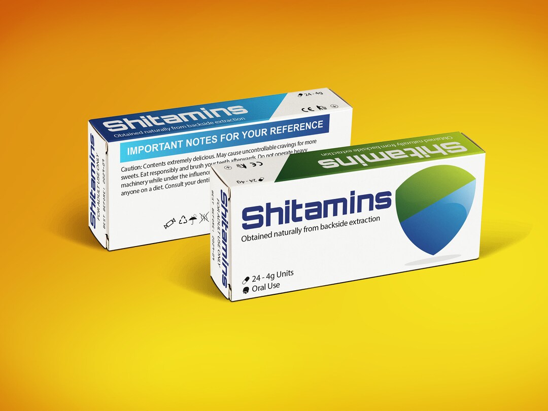 Vitamins Prank Fake Medicine Pill Prescription Boxes Novelty Hilarious