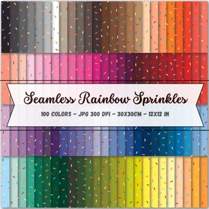 100 Papiers digitaux bonbons à saupoudrer, sans Couture, pour Impression, Découpe, Scrapbooking, Sublimation, Arrière-plans, Art Mural