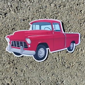 1955 Classic Truck Sticker Customizable Color