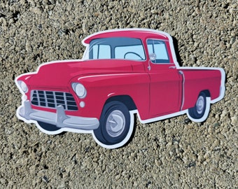 1955 Classic Truck Sticker Customizable Color
