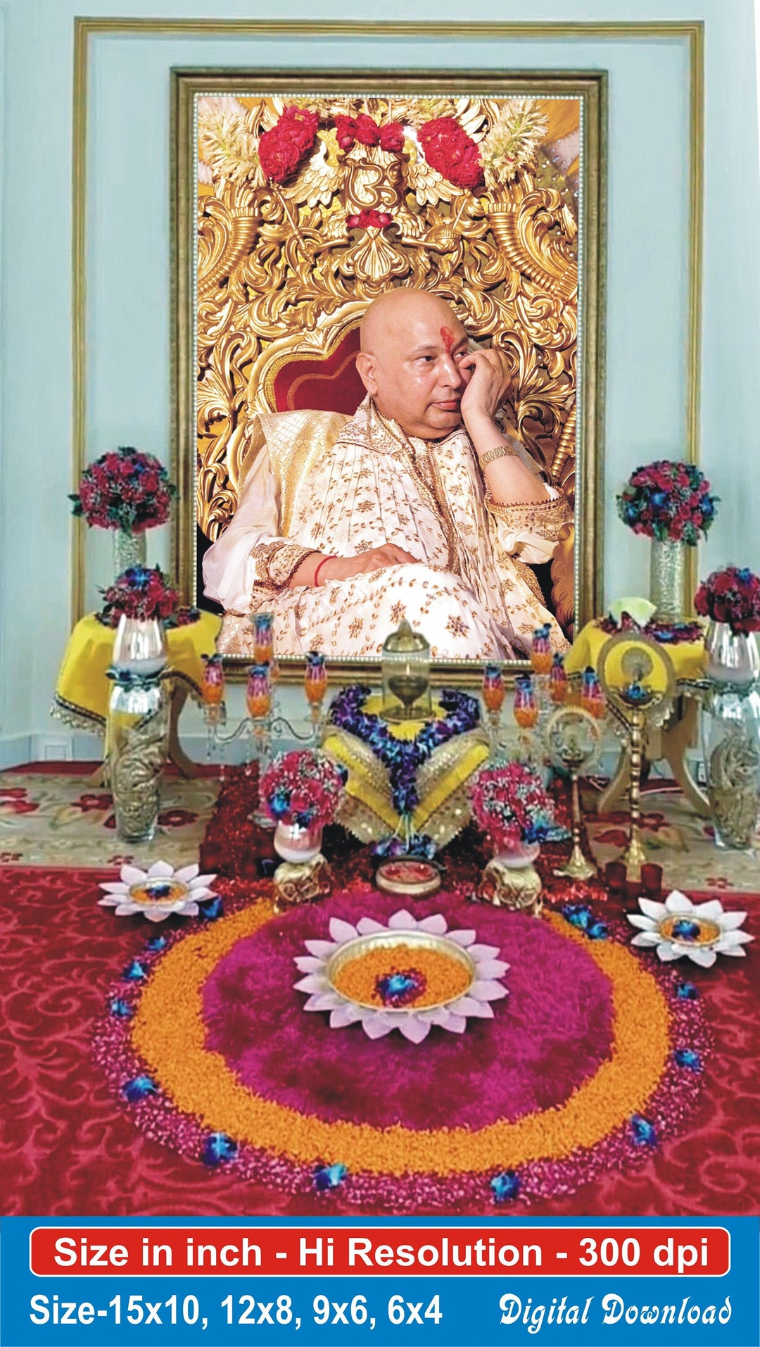 Buy Jai Guruji Gurudev Photo Print For Wall Worship Room Table Online Buy Jai Guruji Gurudev Photo Print For Wall Worship Room Table Online