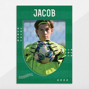 Customizable Soccer Player Poster Downloadable Photoshop - Etsy