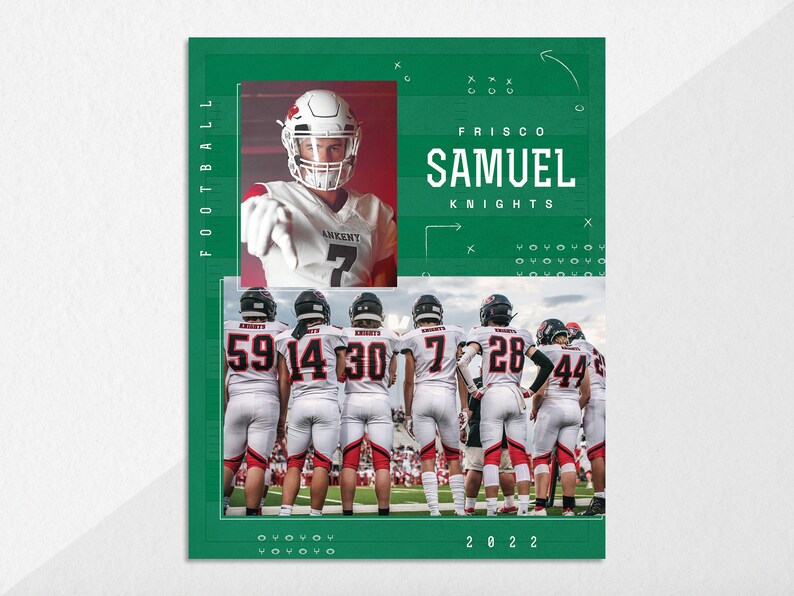 Customizable Football Memory Mate Poster Downloadable - Etsy